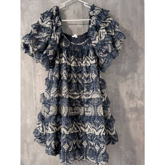 NWT Women's Sofie the Label Dress Size S Blue - Picture 5 of 9